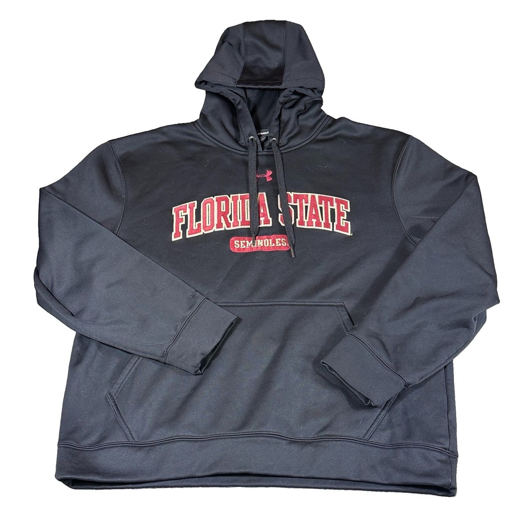 Florida State Seminoles Under Armour Hoodie Large Loose FSU Football Embroidered